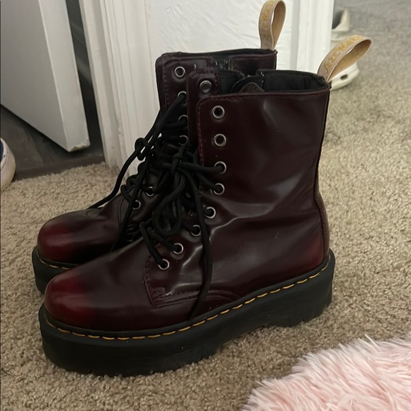DR MARTENS JADON PLATFORM BOOTS - Picture 1 of 5